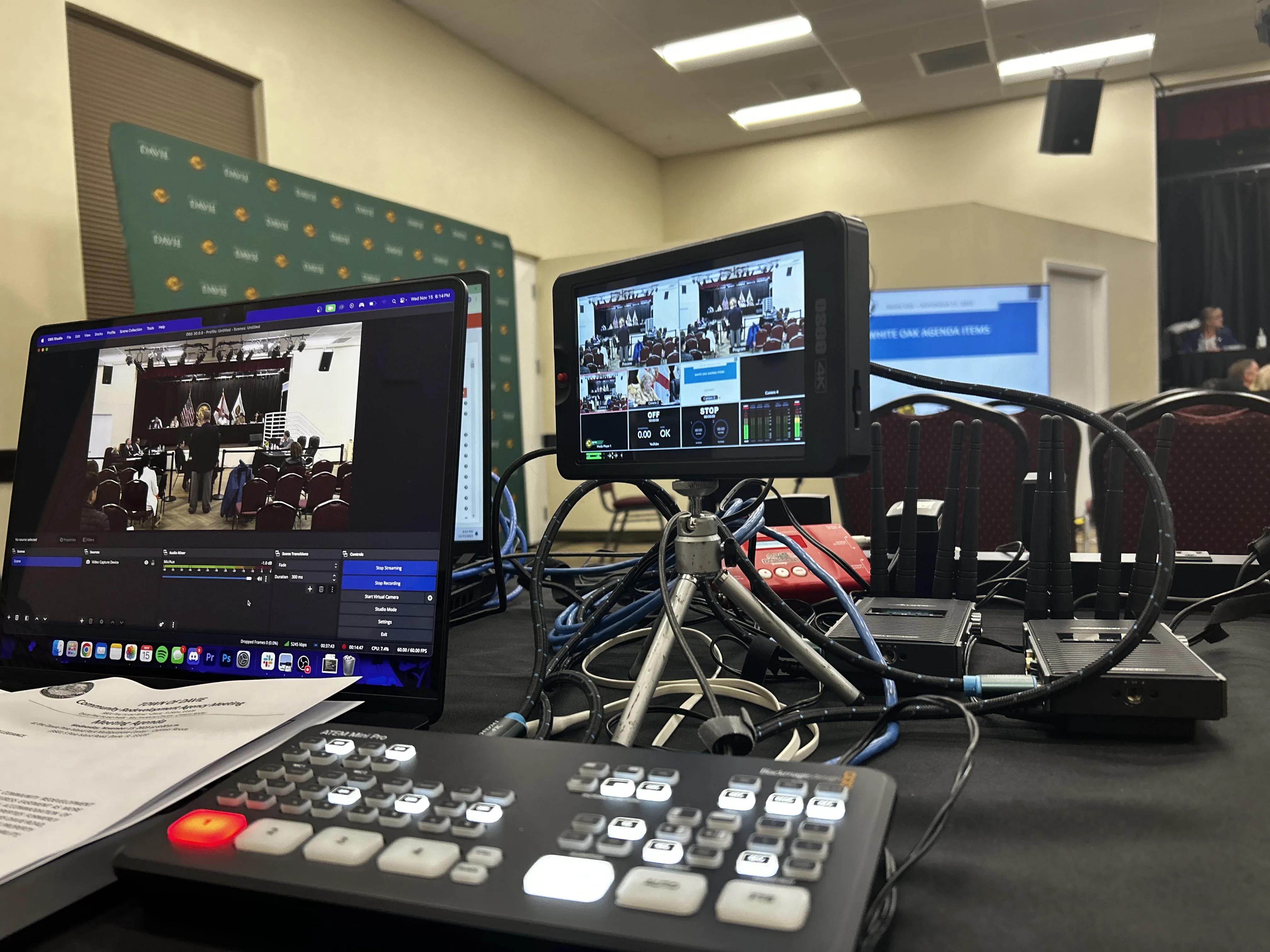 Government AV broadcast solutions South Florida Full Moon Creative