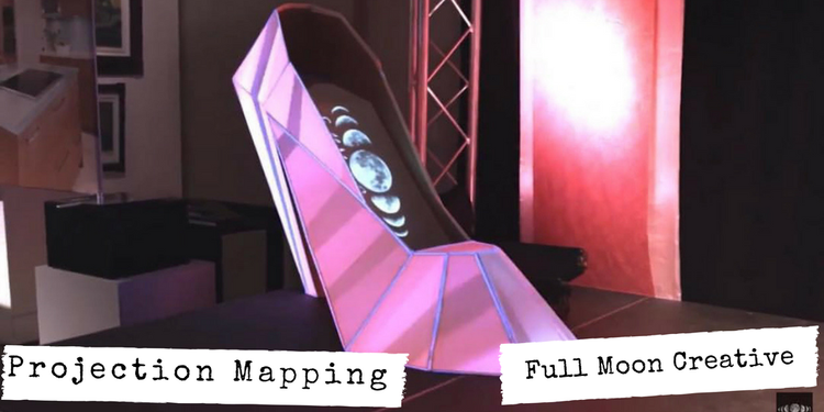 Projection mapping installation by Full Moon Creative
